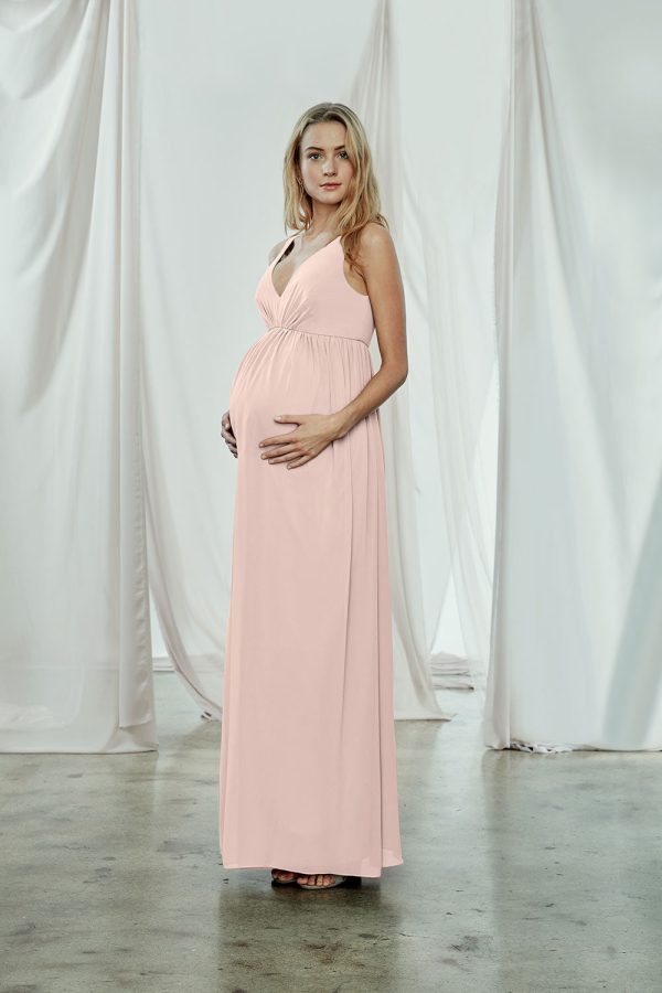 Fletcher - Maternity Dress - Blush on Sale - Image 2