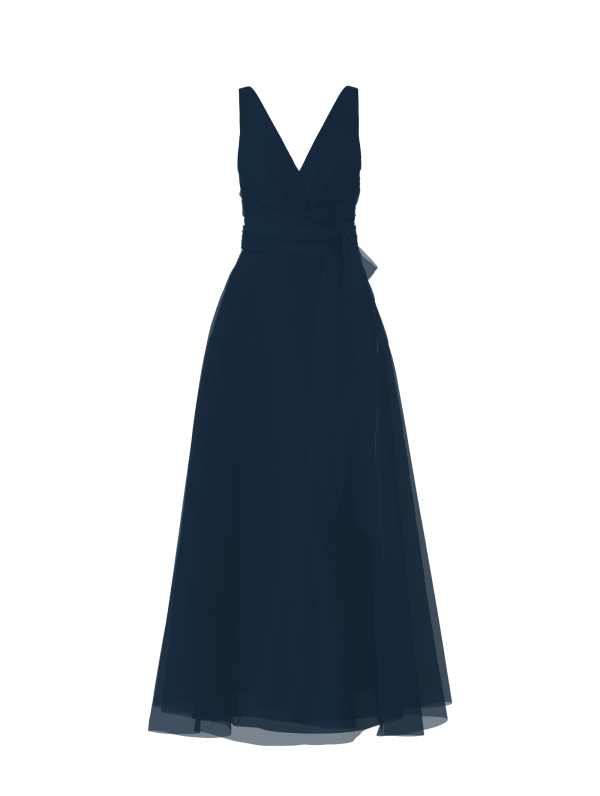 Bodice(Justine), Skirt(Cerisa),Belt(Sash), navy on Sale