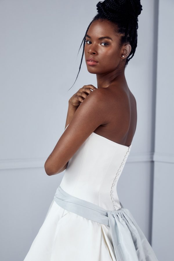 Blue Sash - Amsale Archive Online now