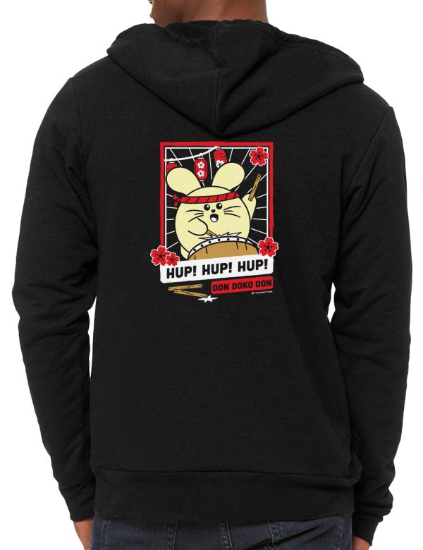 Taiko Hup! Hup! Unisex Zip-up Hoodie Online Sale