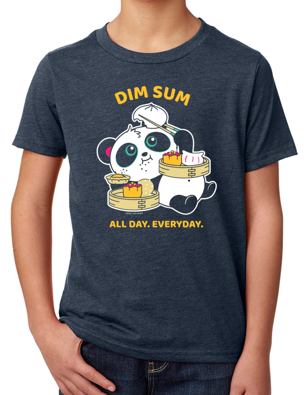 Dim Sum All Day Kid’s T-shirt by Pandi the Panda Online