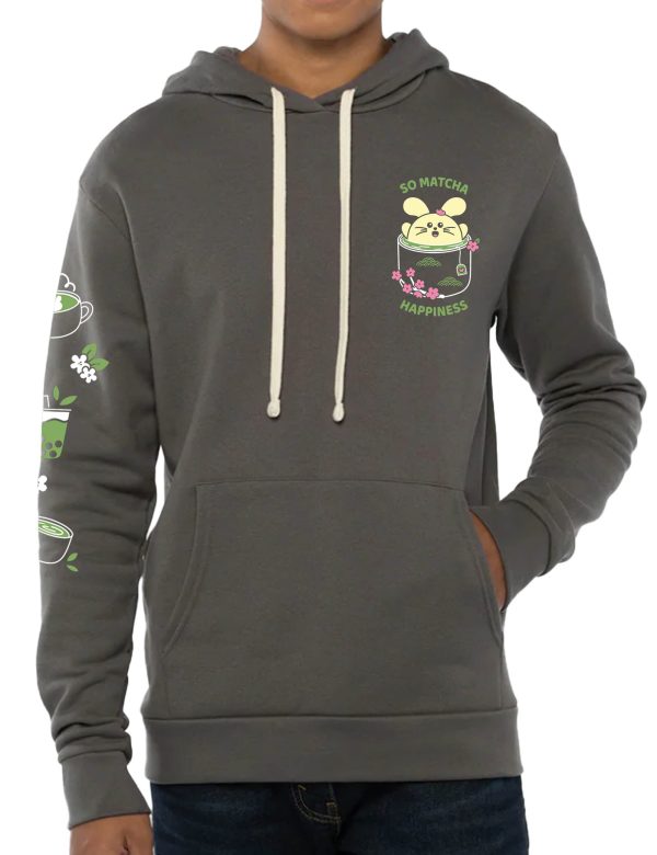 Matcha Happiness Pullover Hoodie Cheap - Image 3