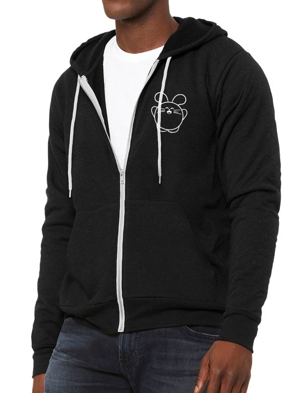 Taiko Hup! Hup! Unisex Zip-up Hoodie Online Sale - Image 2