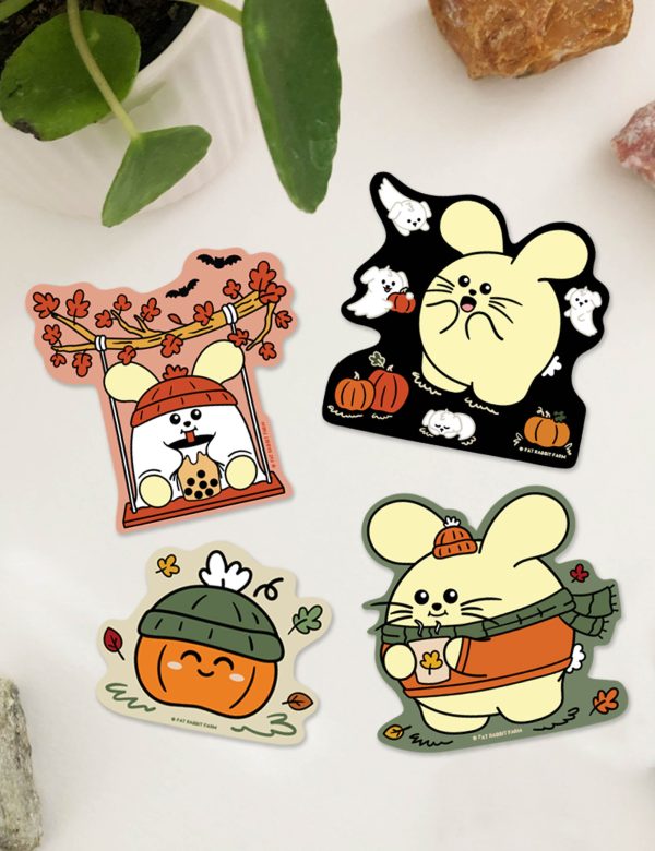 Cozy Fall Vinyl Sticker Pack Supply