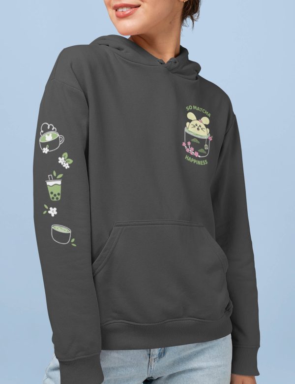 Matcha Happiness Pullover Hoodie Cheap - Image 4