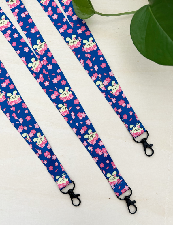 Cherry Blossom Babee Lanyard by Fat Rabbit Farm Discount - Image 4