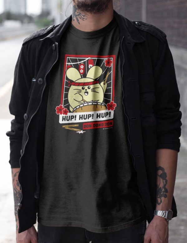 Taiko Hup! Hup! Men’s T-Shirt Cheap - Image 2