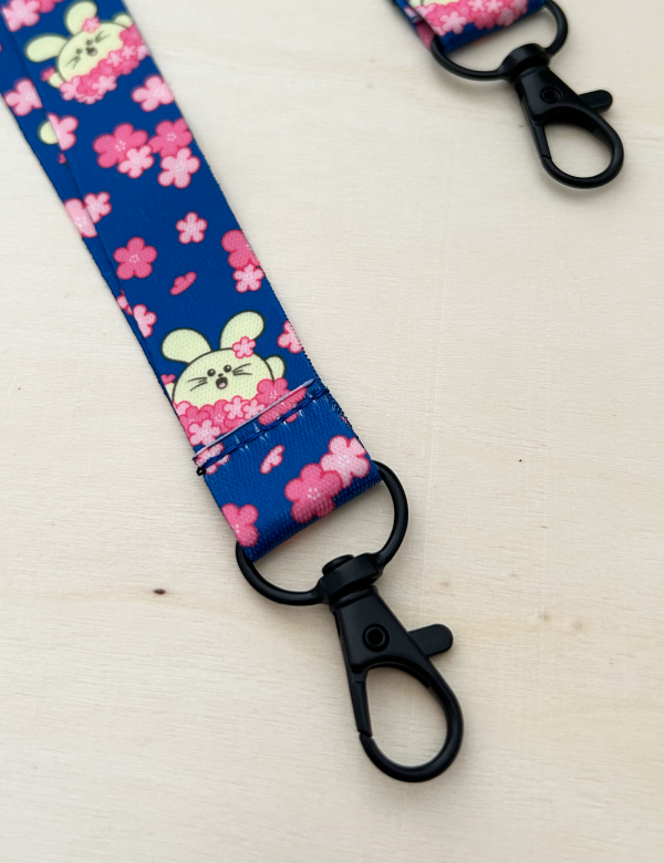 Cherry Blossom Babee Lanyard by Fat Rabbit Farm Discount - Image 2
