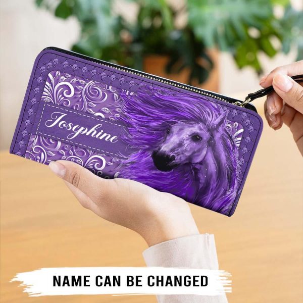 Personalized Horse Clutch Purse, Personalized Gift for Horse Lovers - PU238PS06 For Discount