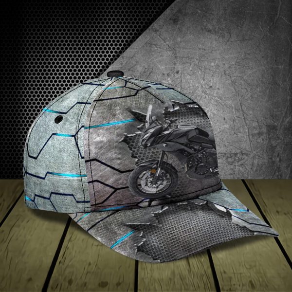 Motorcycle Brocken Wall Personalized Cap, Personalized Gift for Motorcycle Lovers, Motorcycle Riders - CP115PS08 For Cheap - Image 3